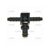 ЩУЦЕР ИЗЛИШНО ГОРИВО ТРОЙНИК ПЛАСТМАСОВ DENSO FORD PEUGEOT CITROEN 2.2/2.4/3.2 TDCI