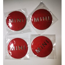 СТИКЕР ЗА ДЖАНТИ Ф52ММ MINI COUPER R50 R52 R53 R55 R56 R60 F54 F55 ЧЕРВЕН